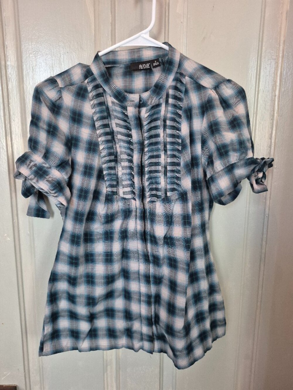 Plaid blouse